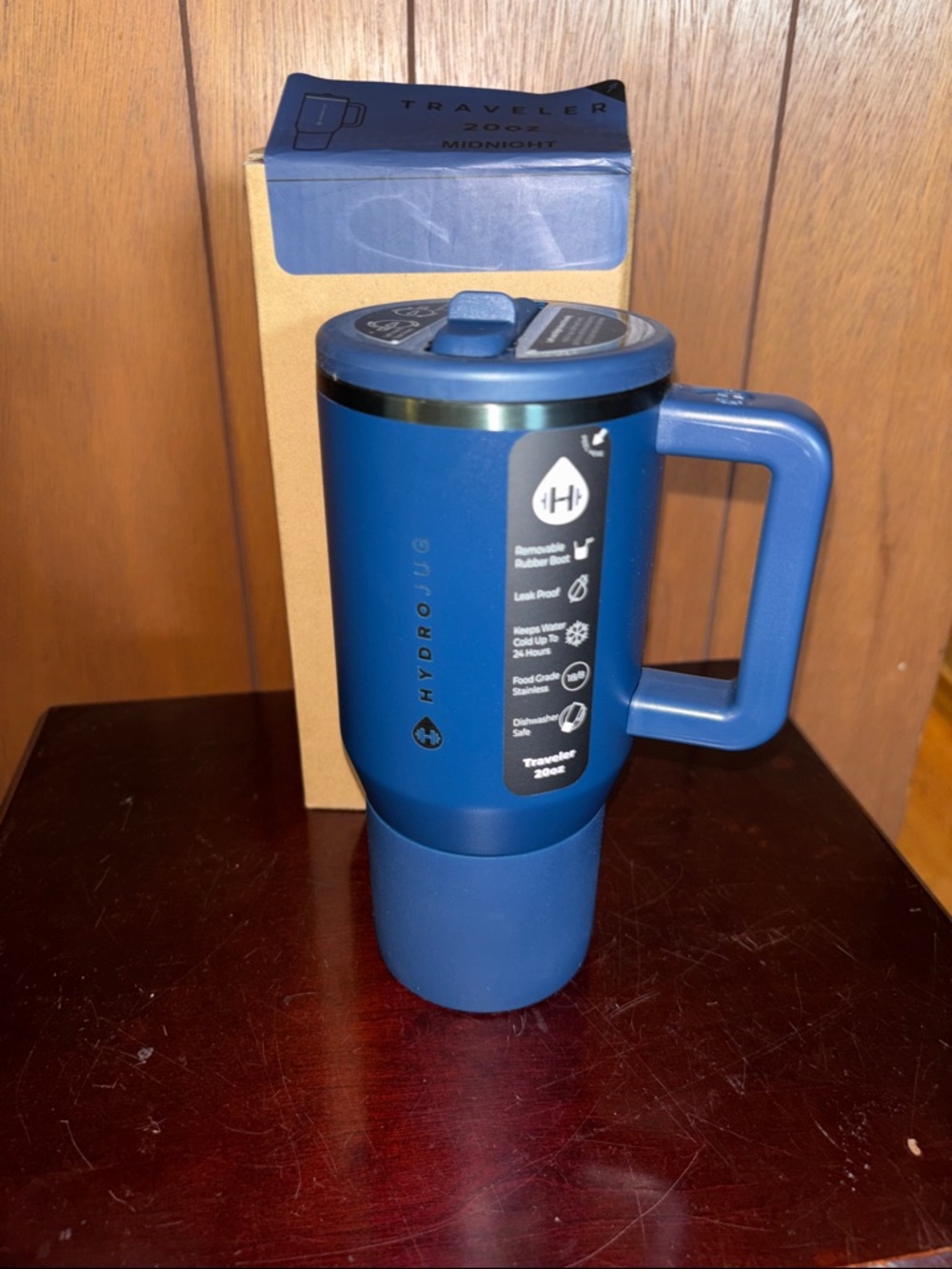 HydroJug 20 oz Traveler Midnight